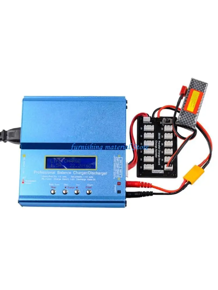 

Y5GD Battery Charging Station 7.4V 11.1V Safe Design Parallel Charging Board
