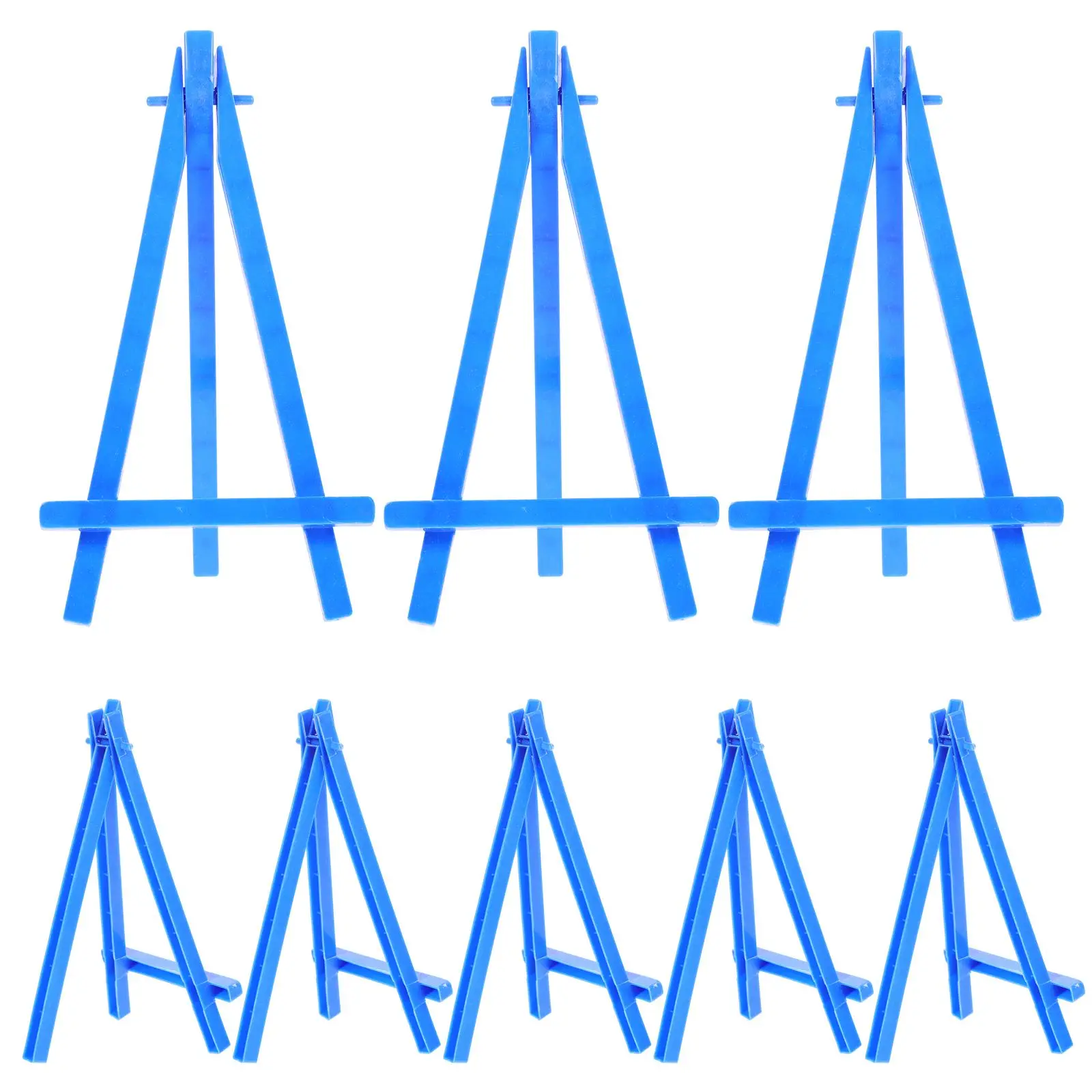 

10 Pcs Easel Tripod Small Kids Table Top Picture Stand Desktop Mini Display Child