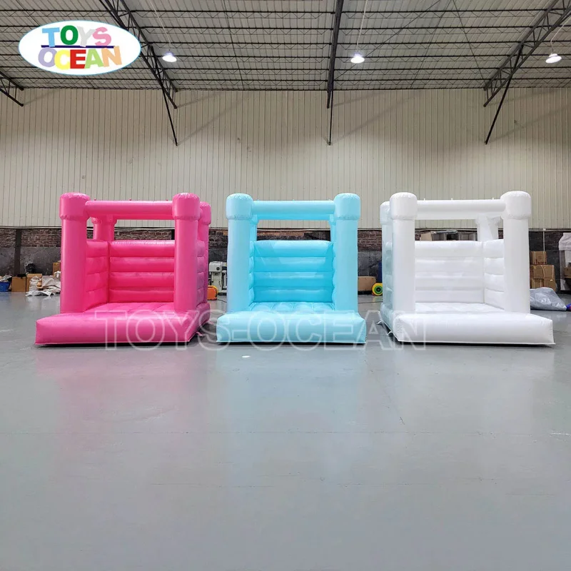 Factory Customized Wedding Castle White Bounce House Inflatable Bouncer Easy to Set up