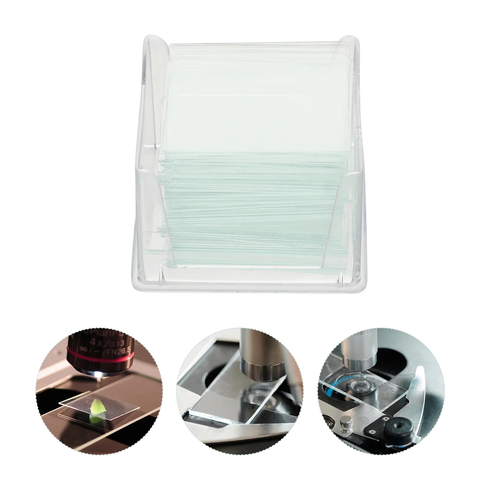 1000 Pcs/10 Boxes Microscope Cover Slips Microscope Cover Glass for Labs Labs Cover Slips Labs Cover Glass