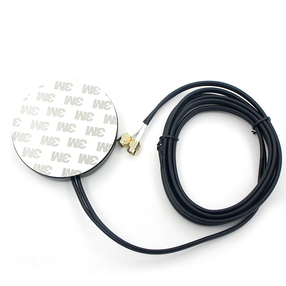 Antena de gabinete 2 en 1 para exteriores, posicionamiento omnidireccional, navegador de coche impermeable, receptor aéreo, Cable SMA macho de 3M,