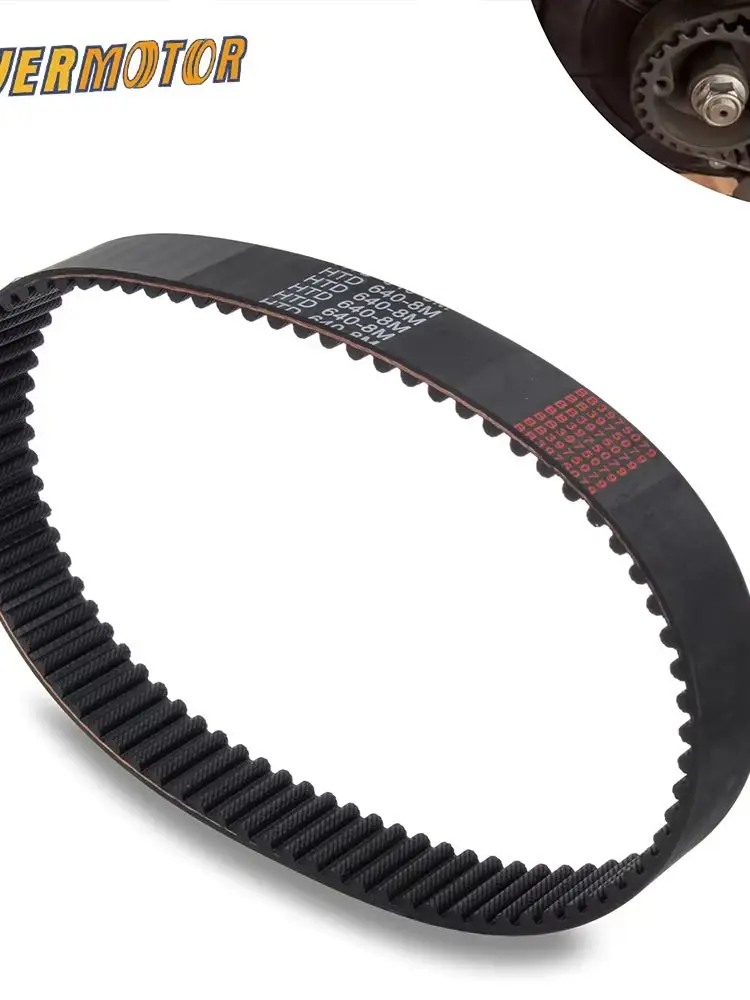 AliExpress PowerMotor For Surron Ultra Bee E Bike Motorcycle High Torque Drive Belt Transmission Belt HTD 640-8M Dirt Bike Motocross Accessories