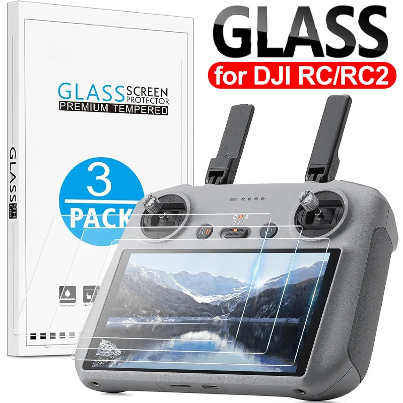 Pellicola Protettiva in Vetro Temperato per Telecomando DJI Mini 3 4 5PRO Air 3 RC RC2 Accessori per DJI RC2