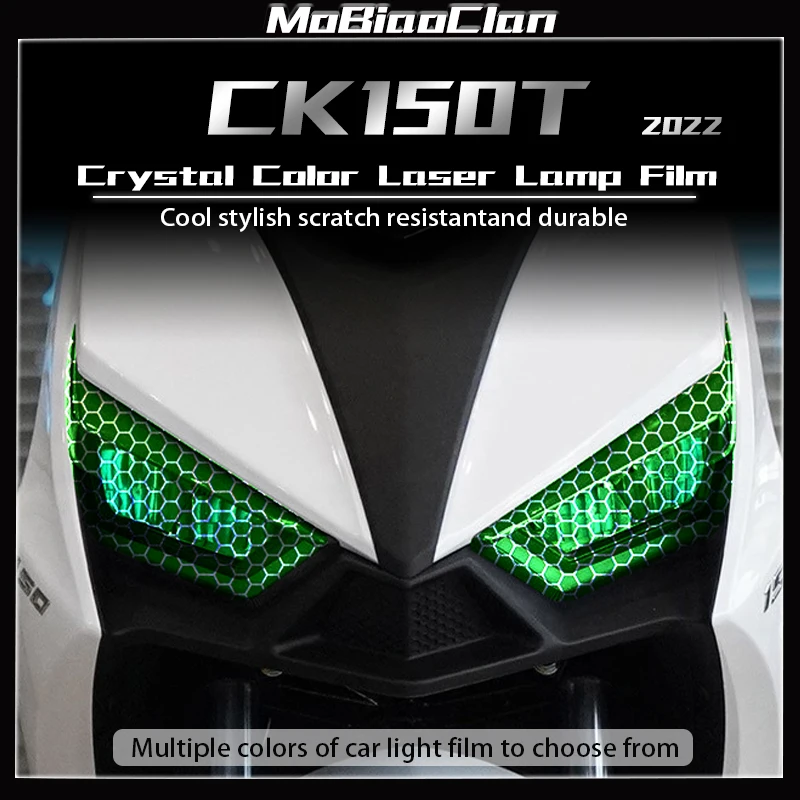 

For KYMCO CK150T 2022 Motorcycle headlights taillights honeycomb laser film protective film accessories