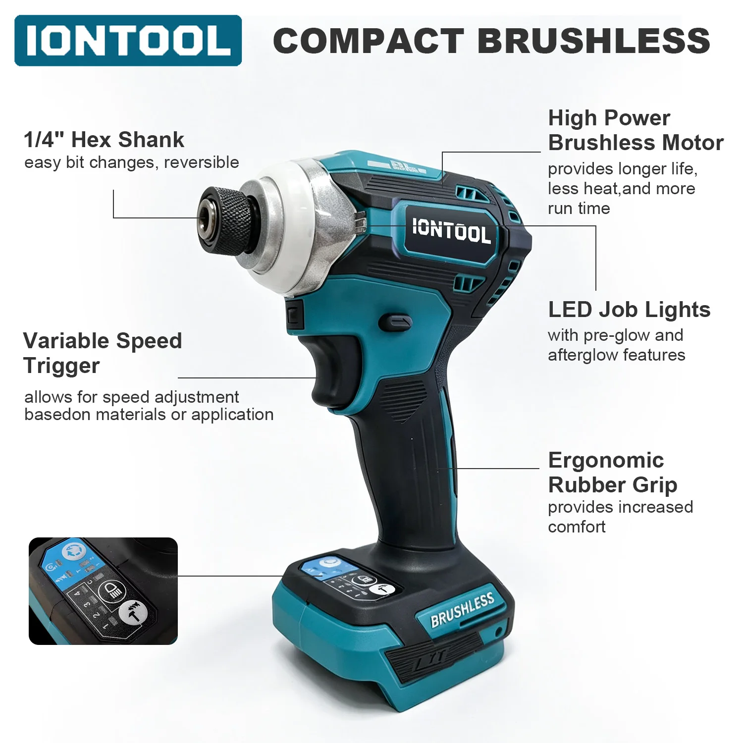 IONTOOL 180N 3600RPM 1/4