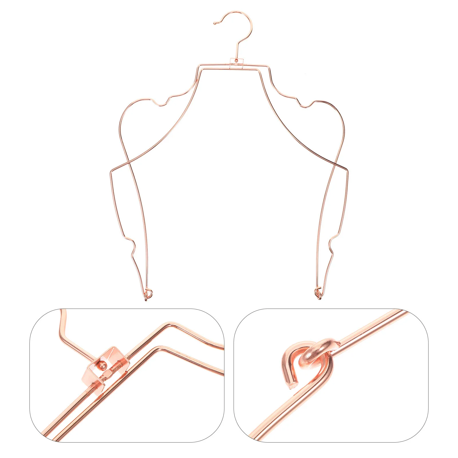 

Wire Body Shape Display Bikini Swimsuit Rack Lingerie Metal Clothes Hanger Shop Decoration Swimwear Display Stand Metal Hanger