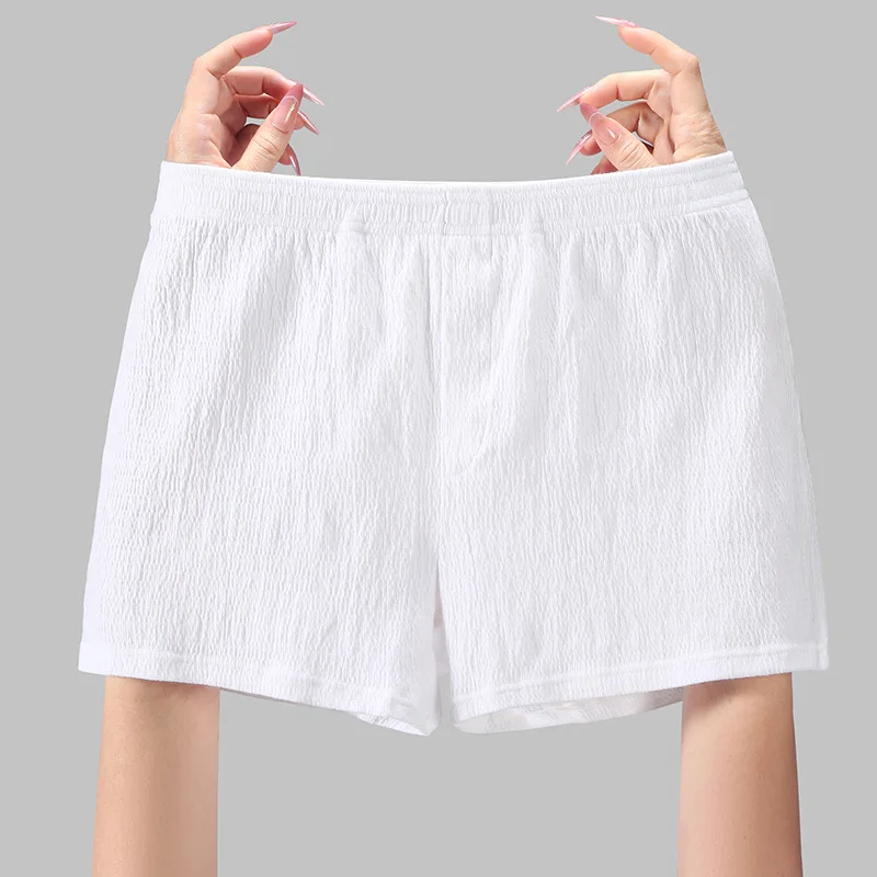 

Мужская повседневная одежда, свободное нижнее белье, хлопковые мягкие трусы, одежда для сна, мужские однотонные дышащие шорты-боксеры, удобные брюки со стрелками