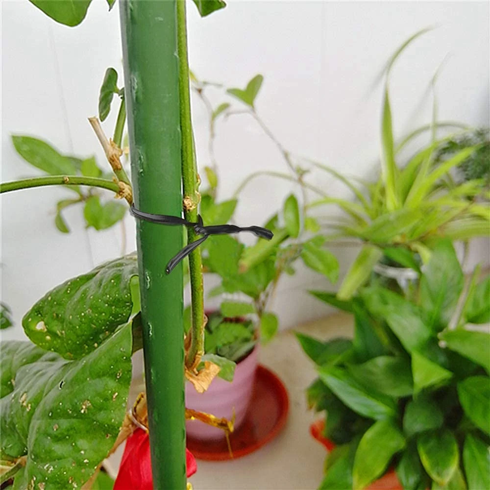 

Y42A-328 FT Garden Plant Ties With Trimmer, Twist Ties,Rust Free For Gardening And Office Organization 2Pcs (Black)
