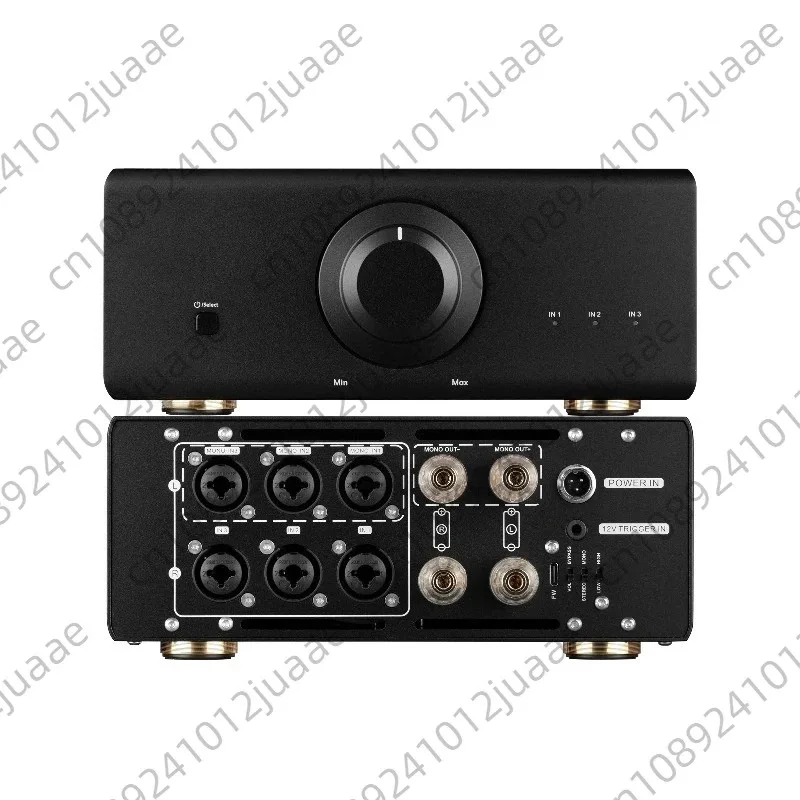 LA90 Discrete Hi Res Audio Power Amplifier NFCA 120W*2 Stereo Amplifier Mono 220W 3x XLR TRS Balanced Inputs HiFi Amp