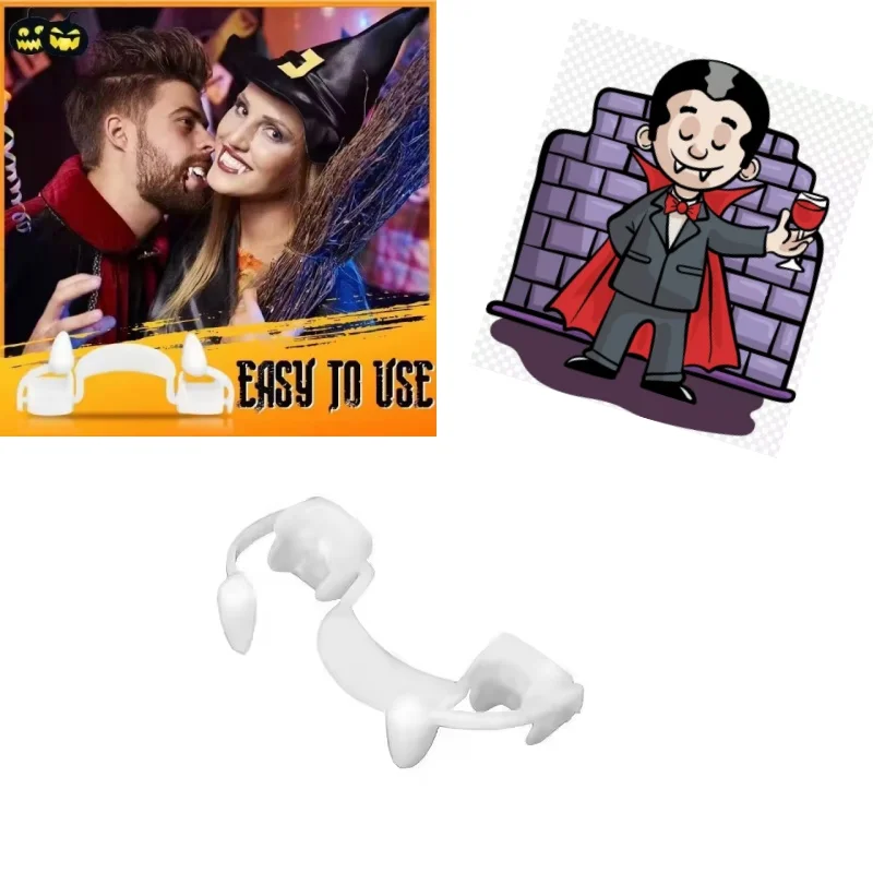 

Поддельные зубы вампира, выдвижные протезы, реквизит, художественный костюм, сделай сам, косплей, искусственные зубы, трюк, реквизит, декор, принадлежности для маскарада на Хэллоуин