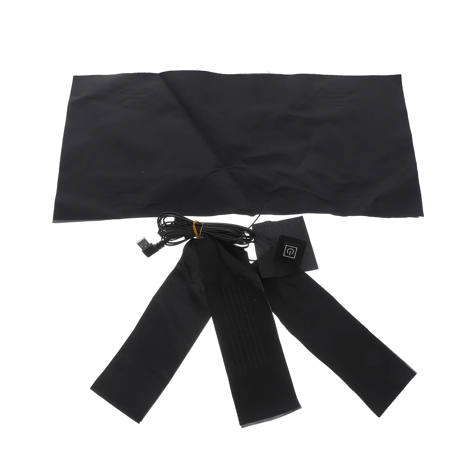 

Tank Top Clothing Heating Film Clothes Electric Heater Charge Pad Vest Warm Plate Carbon Fiber Pads Black Elder