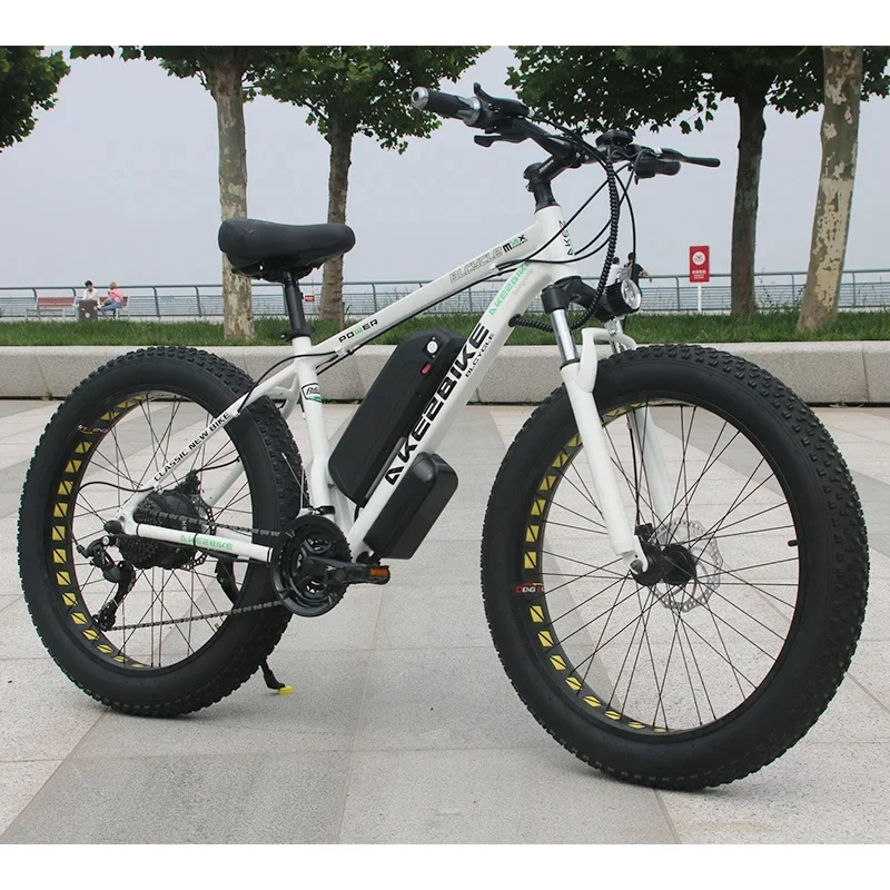 AKEZ Mountain Off-Road E-bicycle 750W Powerful Motor 48V13AH battery 26*4.0 Tire Snow EBike 35KM/H Urban Commuter Electric Bike