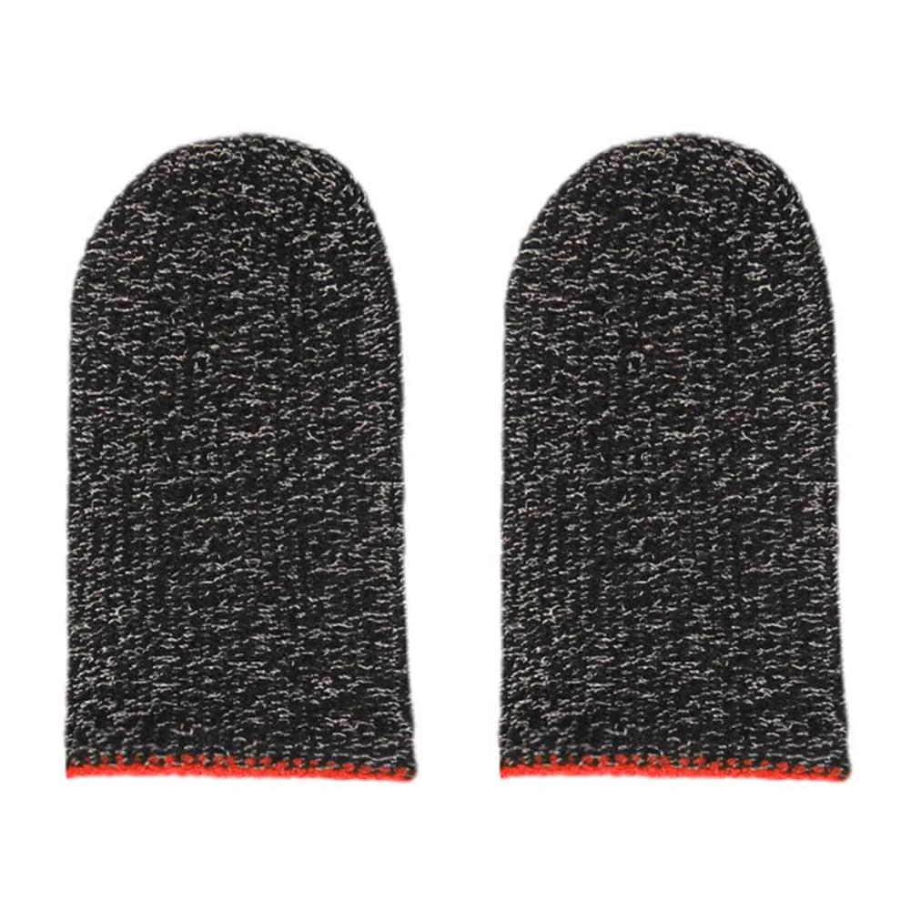 زوج واحد من غطاء الإصبع الذي يعمل باللمس بدون خياطة ومضاد للعرق وأكمام إصبع قابلة للتنفس للعبة الهاتف لـ League of Legend PUBG