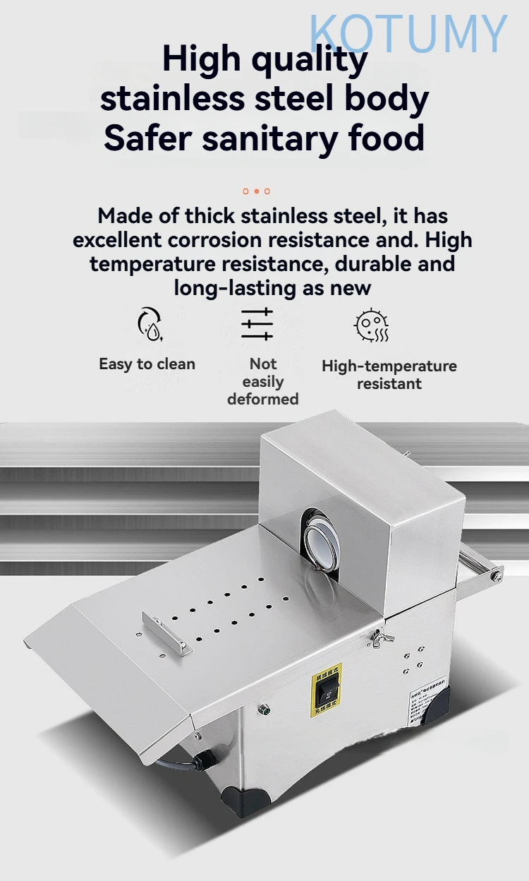 Stainless Steel Sausage Tying Machine Commercial Meat Processing Equipment for Sausage, Compatible with Sausage Stuffer