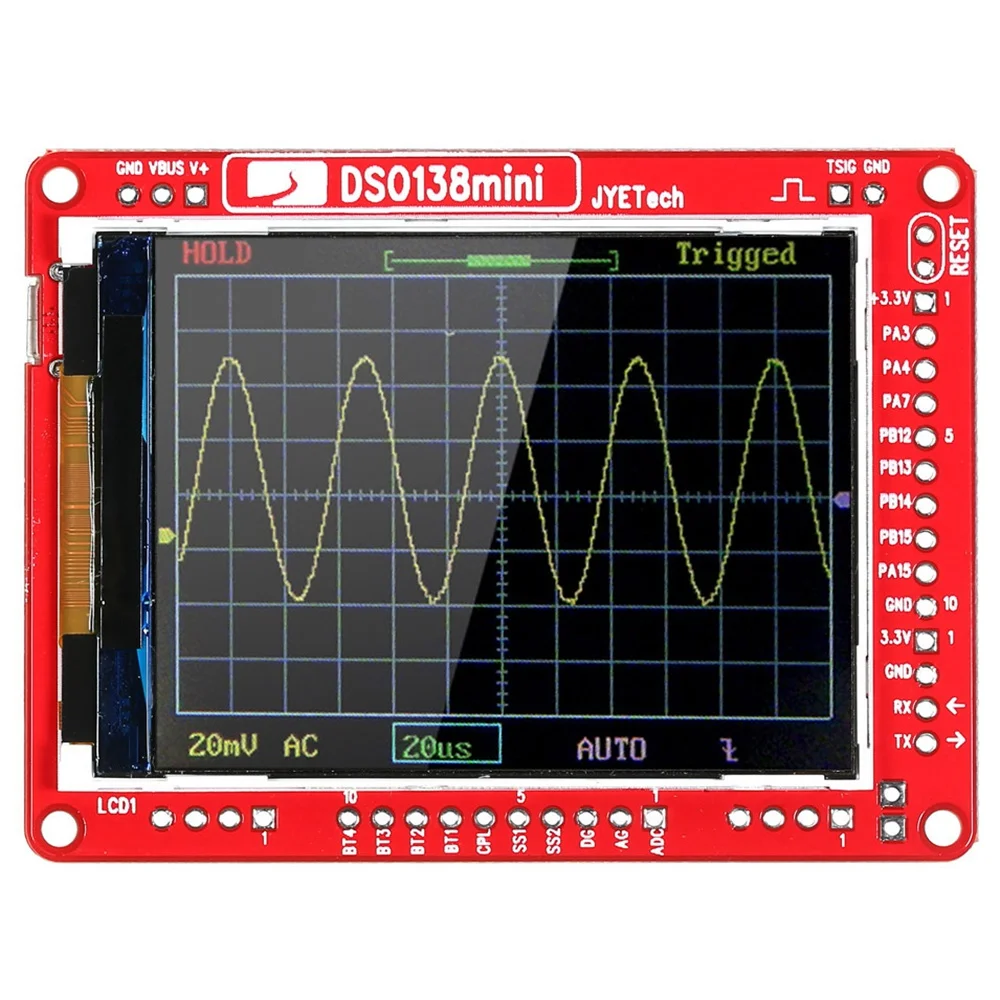 Nuevo Mini osciloscopio Digital Dso138 13805K, Kit Diy, piezas Smd, juego de aprendizaje electrónico presoldado, osciloscopios