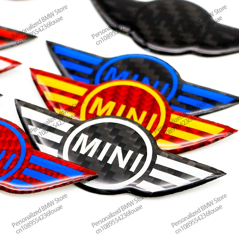 6.5cm Car Steering Wheel Decorative Sticker For BMW Mini Cooper R50 R52 R53 R55 R56 F54 F55 F56 F60 R61 JCW Countryman Styling