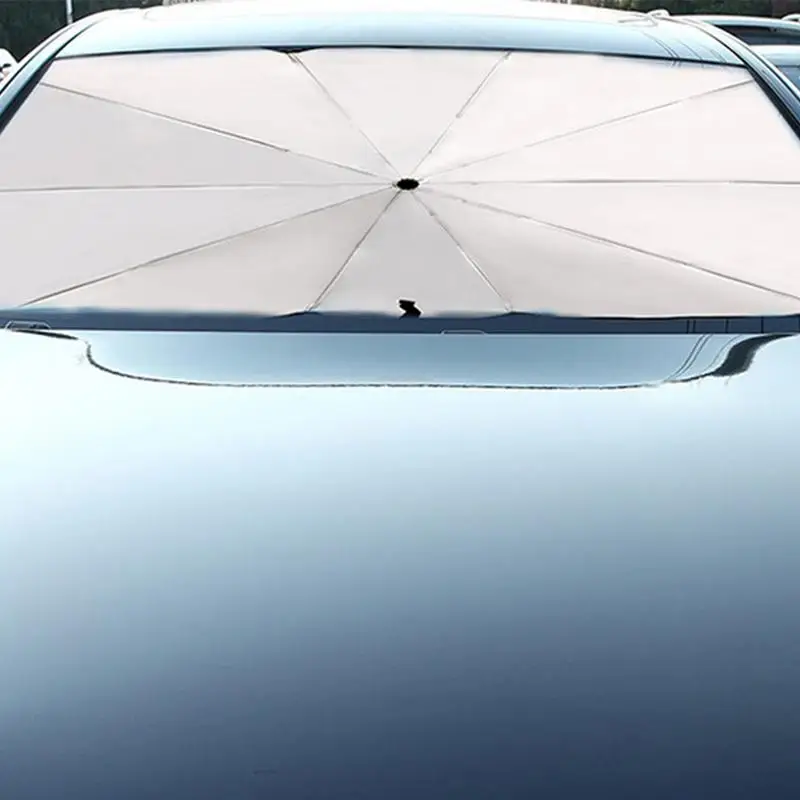 Sunshade For Car Windshield Protective Silver Glue Front Windshield Sunshades Foldable Multifunctional Heat Insulation Sun