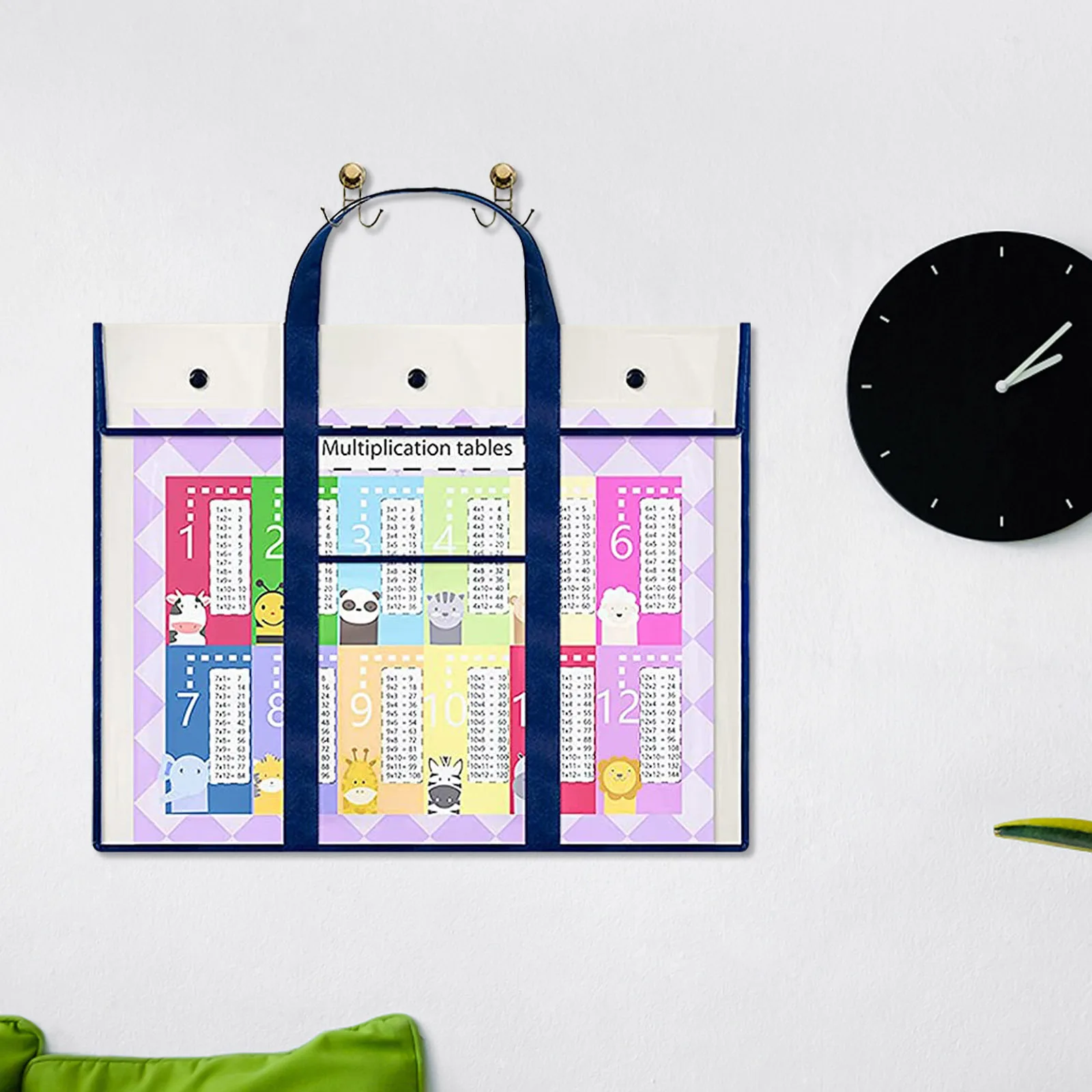 

Drawing Board Bag Large Sketch Folder Organizer Portable Artist Storage Case Non-Woven PVC Foldable Painting Tool Carrier Handle