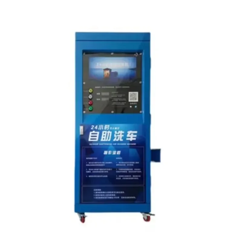 CE Certified New Designed 24-Hour Coin/Banknote Operated Self-Service Car Wash Machine 100 bar Electric Power Car Wash Station