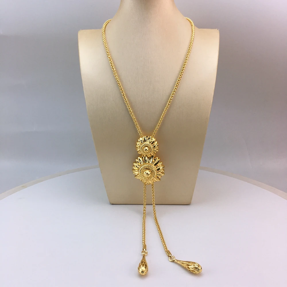 طقم مجوهرات فاخر من EMMA على الطراز الإيطالي إكسسوار حفلات الزفاف الكبير العصري للنساء النيجيرية الأفريقية سيدة عصرية ماما