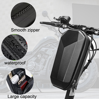Bicycle Front Storage Bag EVA Hard Shell Large Capacity Waterproof, Front-Mounted Hanging Case Packing Bag Parts Rainproof