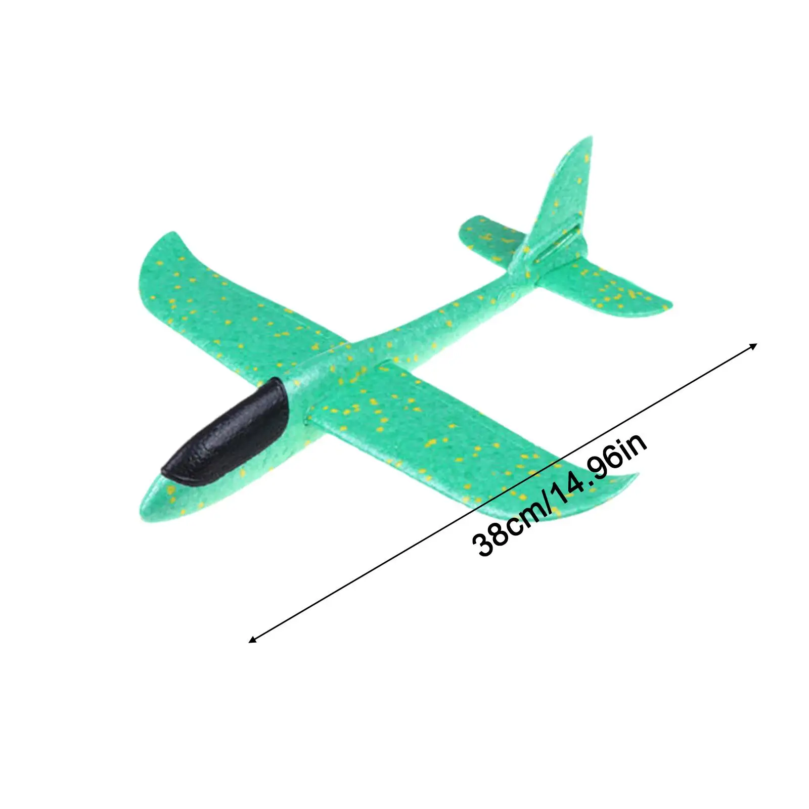 Avión pequeño de espuma EPP para niños, Avión de lanzamiento a mano, modelo de vuelo, juguetes al aire libre, regalos de juego de fiesta, 38cm