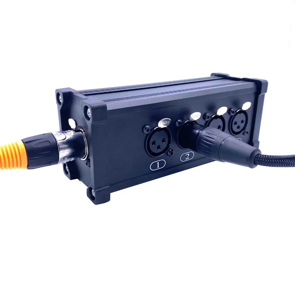 High Quality XLR Cable 4ch Female XLR Breakout Stage Audio Box Move