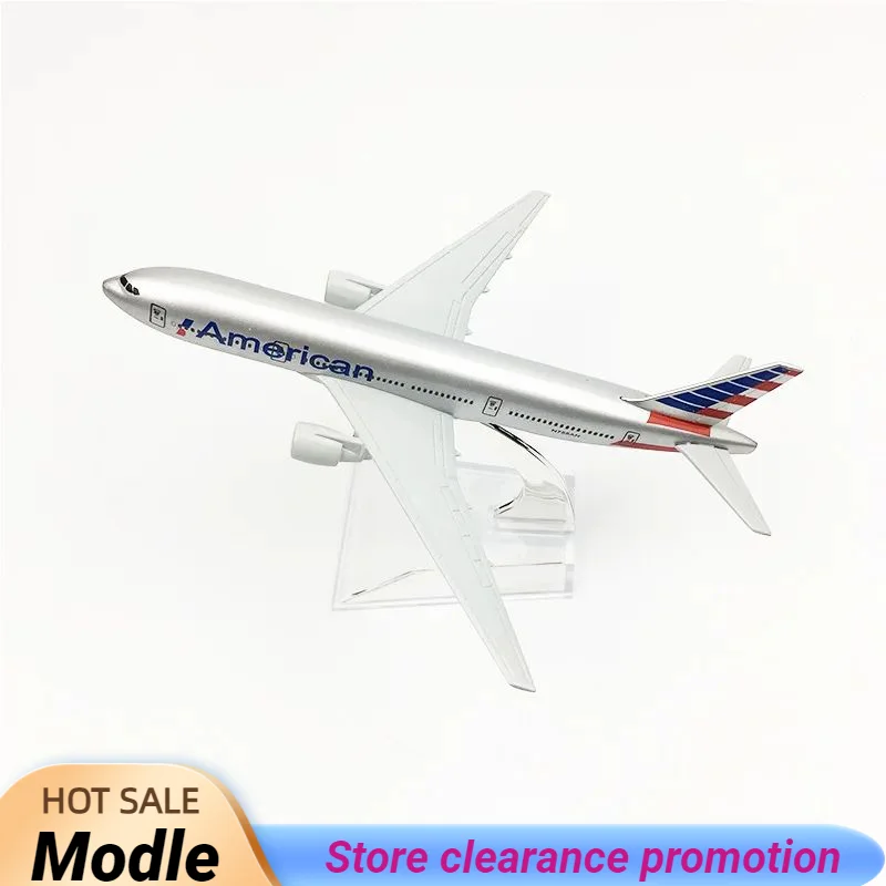 

16cm Aircraft Model American American Sound 777 Diecast Aviation Plane Collectible Miniature Toys for Boys Dropshipping