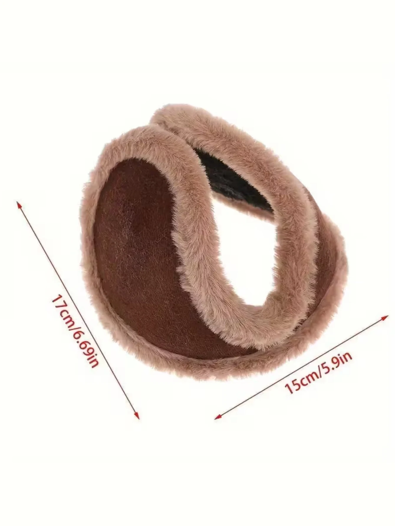 1 قطعة غطاء للأذنين الرجال الشتاء تدفئة الأذن الخلفي ارتداء نمط أفخم مكافحة الباردة غطاء للأذن للرياضة في الهواء الطلق غطاء للأذنين الشتاء اكسسوارات