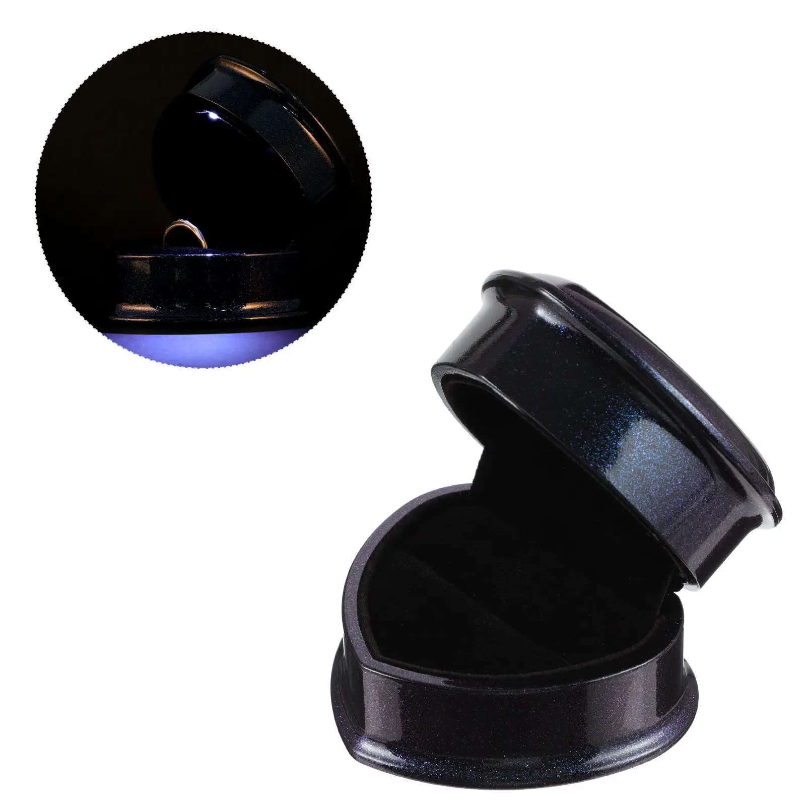 LED Jewelry Box Premium ABS Material Storage Case for Necklace Earrings Practical Design Gift Jewelry Packaging Display Tool