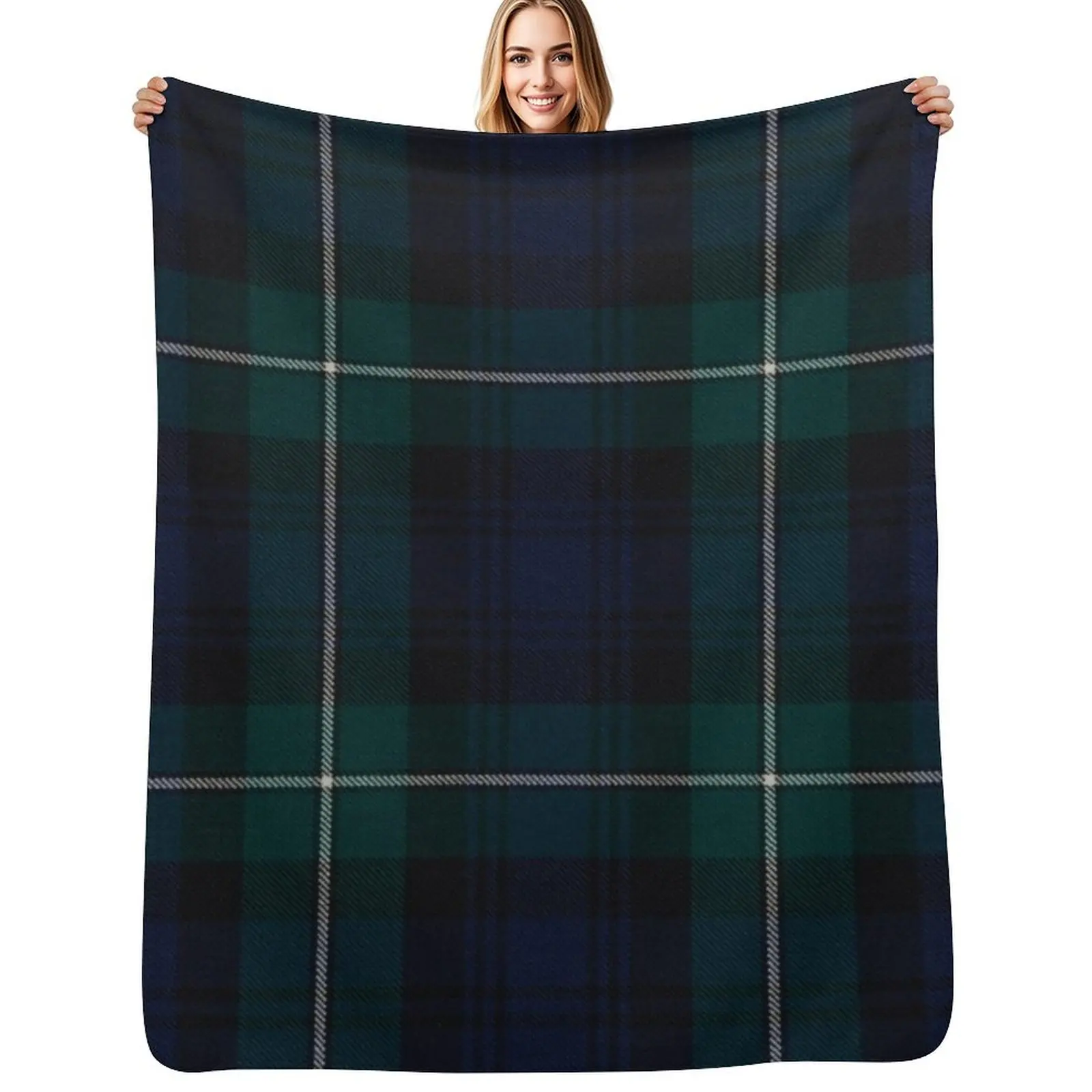 

Forbes Scottish Tartan Throw Blanket Loose For Sofa Thin cosplay anime Cute Blankets