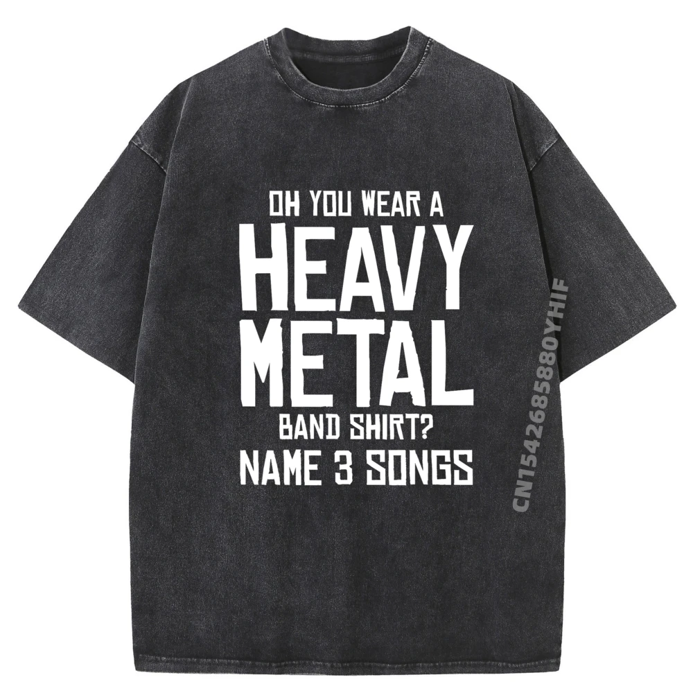 

Funny Heavy Mens Graphic Tshirts Men's Shirt Free Shipping Clothes Original Mens Washed T-Shirts Loose Printed Shirt