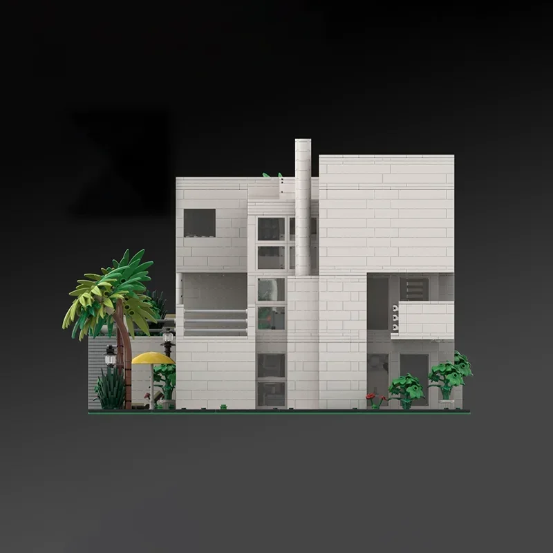 Moc Building Blocks Former Residence Model Technology Bricks City Building Model Holiday Gift DIY Assembly Construstion Toys