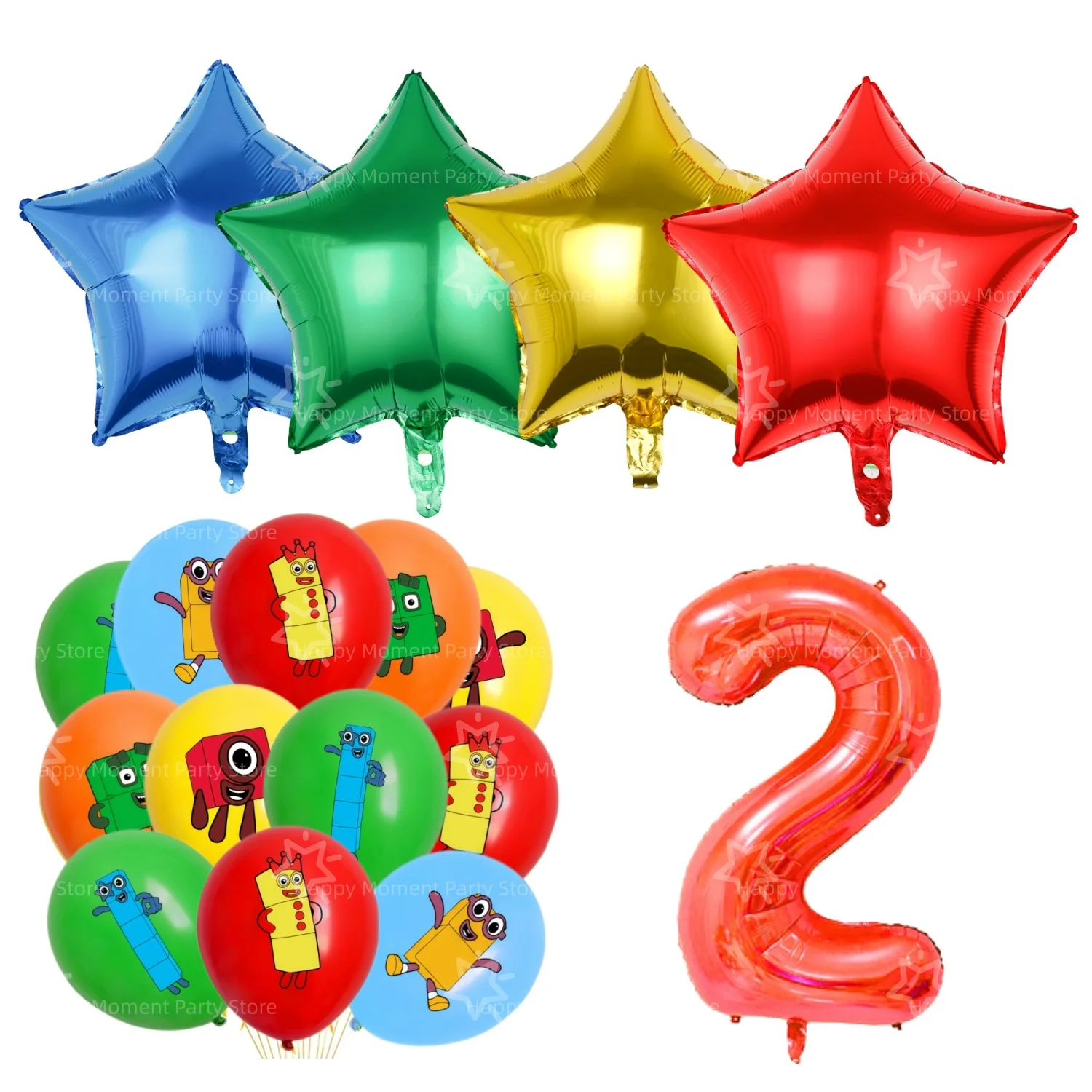 Building Block Birthday Party Decoration Number blocked Tablecloth Cup Plate Napkin Baby Shower Number Party Favors Supplies