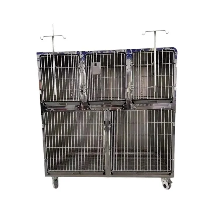 

Premium Veterinary ICU Cage for Cats & Dogs with 1 Year Warranty - Steel Construction CE Certified Class II