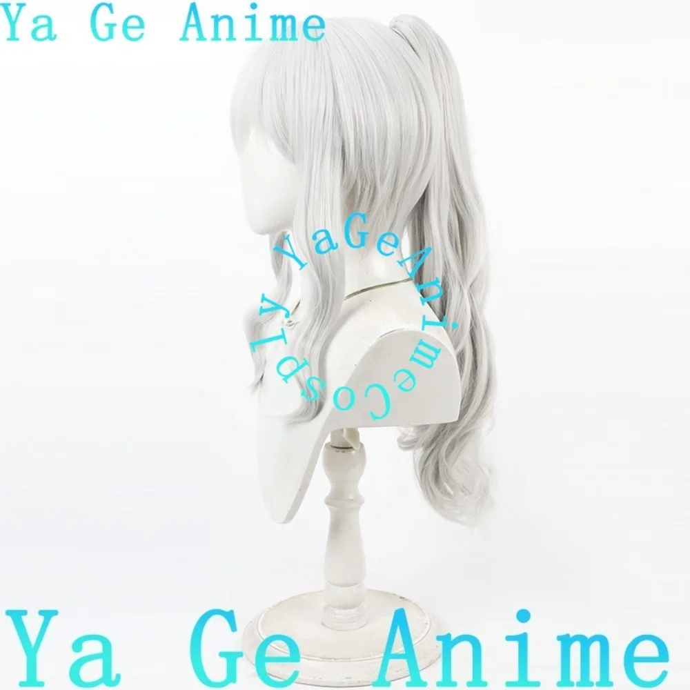 Ya Ge أنيمي الأزرق الأرشيف Kogane Haru شعر مستعار تأثيري ذيل حصان أنيمي عرض الواقع لعبة لعب الأدوار شعر مستعار تستخدم لحفلات الرقص أنيمي #4