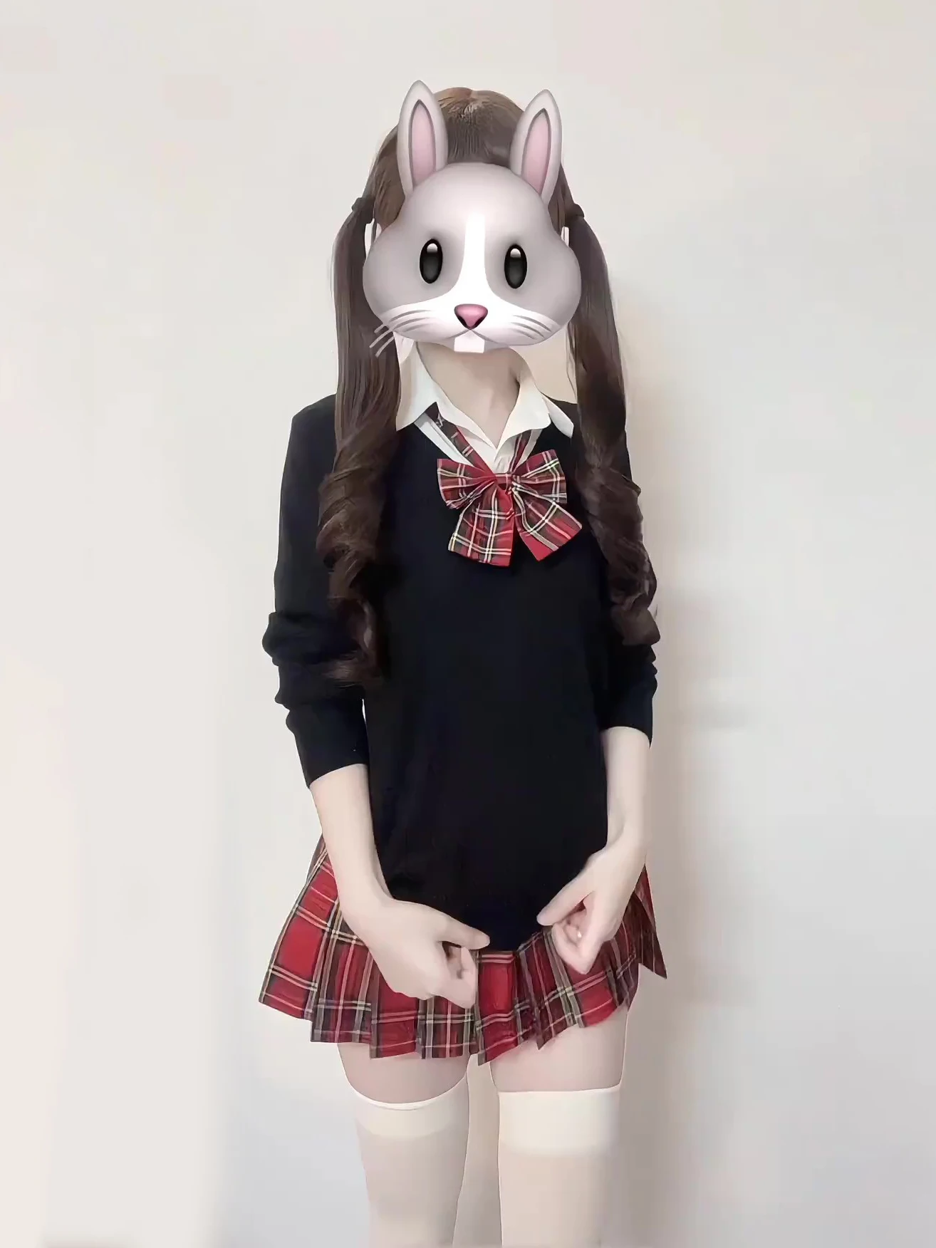 

Cisas Aosphere красная клетчатая юбка вязаный свитер комплект женские школьные принадлежности оригинальный японский Sle JK orm осень зима