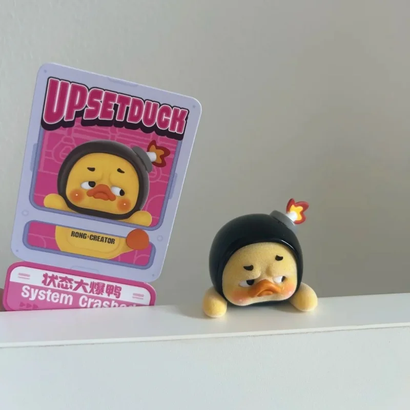 Echte Upsetduck Status Display Duck Serie Blind Box Handy Ornamente Figur Puppe Upsetduck Mystery Box Überraschung Geschenke