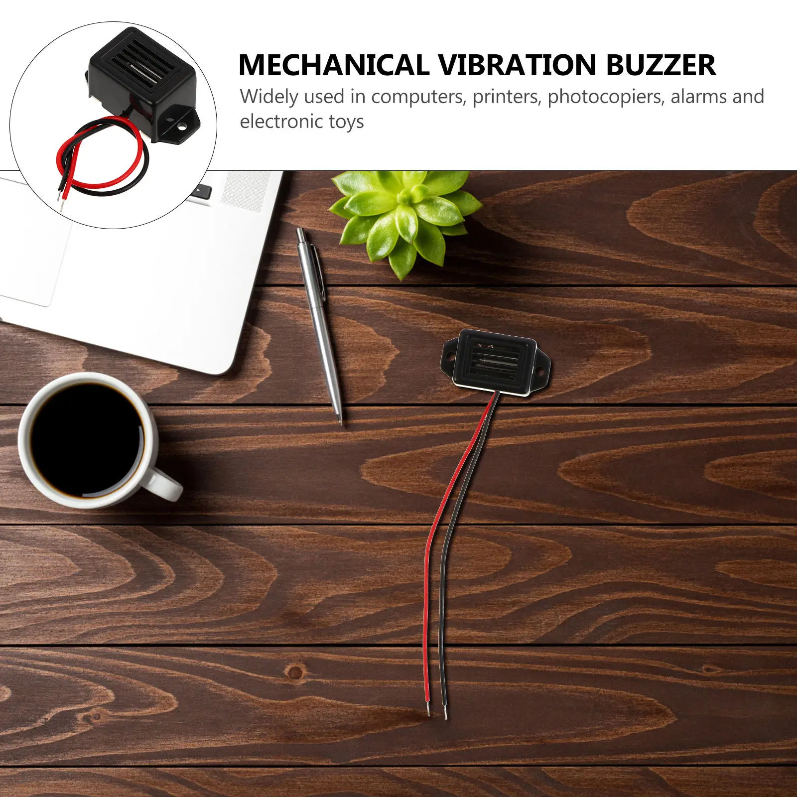 

5Pcs Premium Vibration Buzzer Set Compact Lightweight Low Power Consumption Tone Alarm Ringer for Electric Appliances Alarm