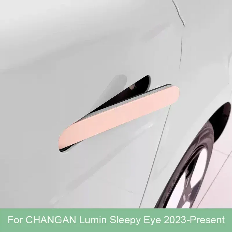 

For CHANGAN LUMIN Sleepy Eye 2023-2026 Car 2pcs ABS Door Handle Cover Anti Scratch Waterproof Exterior Door Protect Accessories