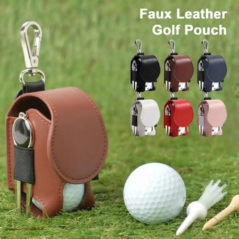 

Golf Ball Pouch Golf Ball Holder Tee Bag Portable Outfit Organizer Bag Golf Accessories For Divot Repair Tool Tee Golfball 골프백