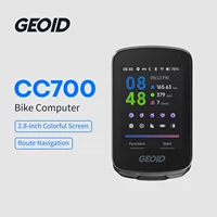 GEOID CC700 GPS bicicleta ordenador pantalla a Color de 2,8 pulgadas velocímetro de bicicleta con navegación de ruta WIFI odómetro de ciclismo impermeable