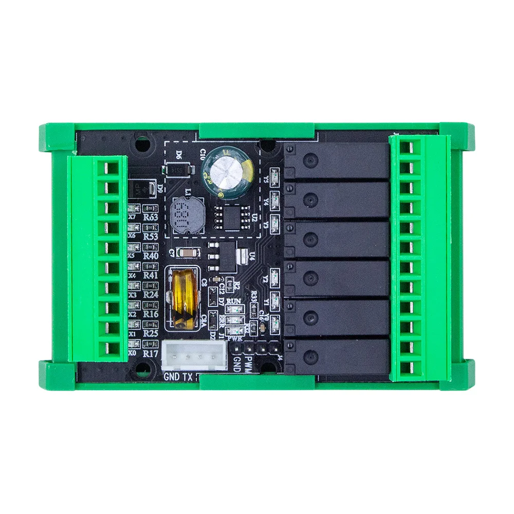 Imagem -02 - Plc Seeku Analog Input Board Power Relé Fx2n10mr 10mt Fx2n-14mr 14mt 6mr 6mt 20mr 20mt Dc24v a 10v Dentro e Fora Plc