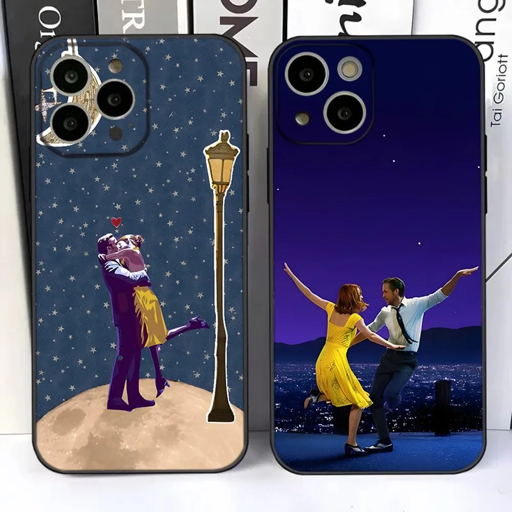 Movie L-LaLaLand Phone Case For iPhone 15,14,13,12,11 Plus,Pro,Max,XR,XS,X,7,8 Plus,SE,Mini Silicone Soft