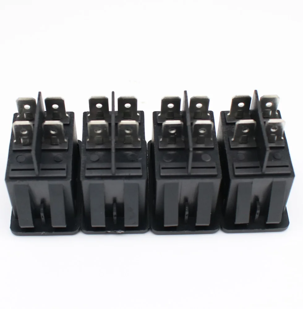 KCD4 Rocker Switch ON-OFF 2 Position 4 Pins LED 12V 35A automobile refitting fog lamp switch with light Rocker switch