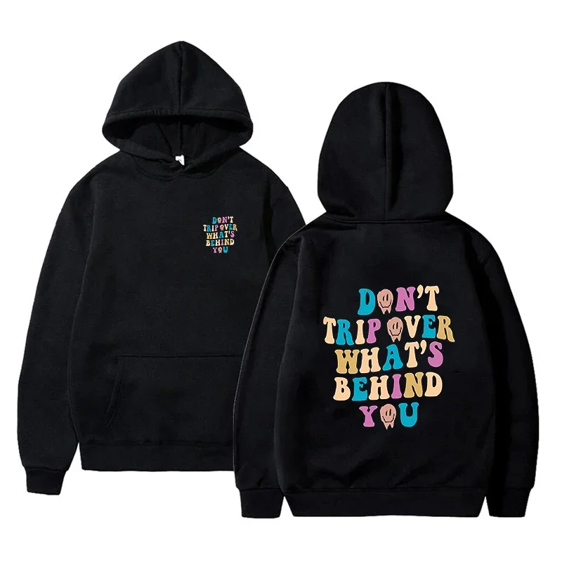 SOLY HUX Men's Letter Hoodie Casual Slogan Pattern Long sleeved Street Pullover with Pockets Harajuku Unisex Korea