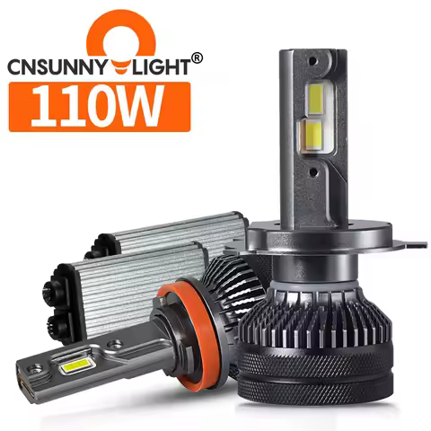 6000K 4300K110W/Pair 14000Lm Auto LED Lamps For Car H7 LED H4 White H1 H8 H11 HB3 9005 HB4 9006 9012 Turbo Led Headlight Bulbs