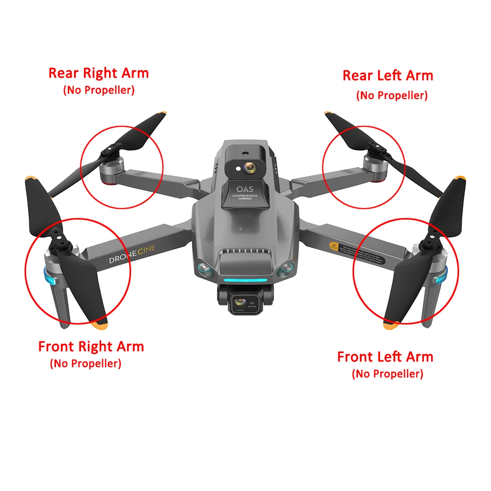 S808 GPS Máy Bay Không Người Lái 8K Chuyên Nghiệp Quadcopter Ban Đầu Các Bộ Phận Dự Phòng Pin Động Cơ Cánh Tay Với Không Chổi Than Động Cơ Cánh Quạt Cánh Cụp Cánh Xòe Phần