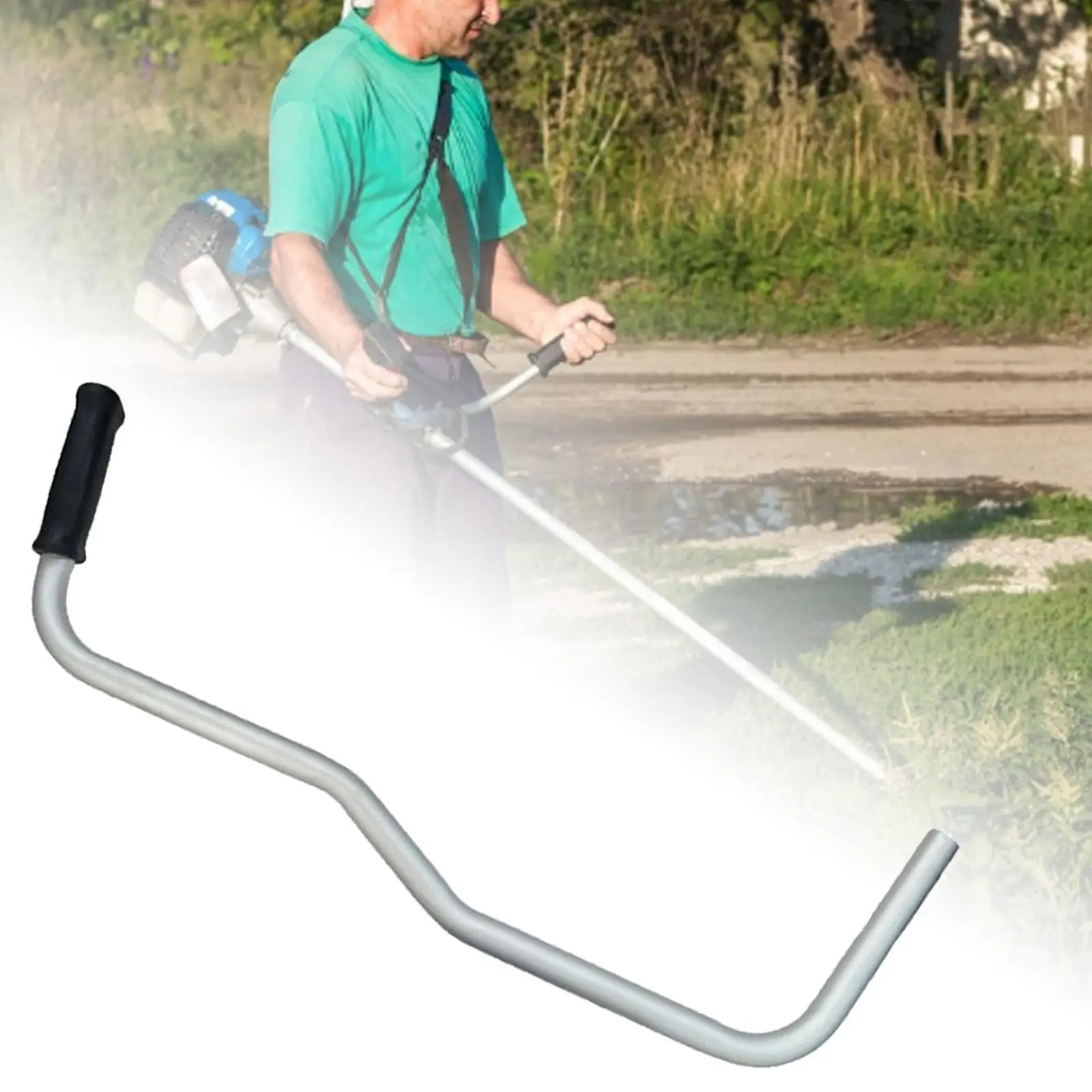 Comfortable Weeder Handle Aluminum Alloy Efficient Support for FS120 Garden Lawn Maintenance