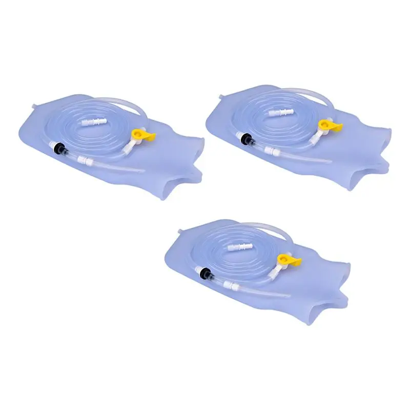 

Набор для клизмы TFORU-3X 2000 мл: мешок для очищения кишечника, силиконовый шланг, комплект для женской гигиены и здоровья